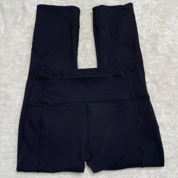 Lululemon #LW6HJS Women's Black Align High-Rise Wide Leg Leggings Size 4 - Picture 5 of 8